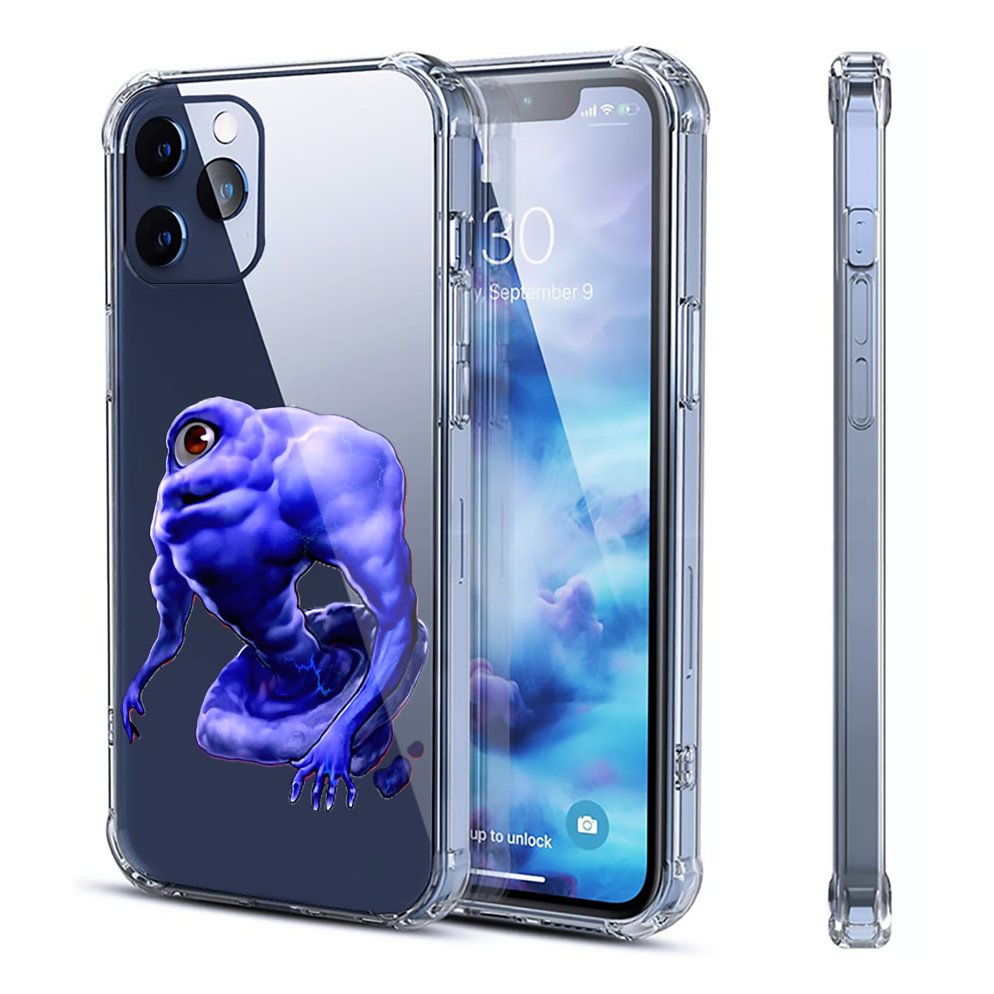 （画像用） 遊☆戯☆王 Yu-Gi-Oh! 【iPhone 12シリーズ対応】透明スマホケース（クリアソフトケース）